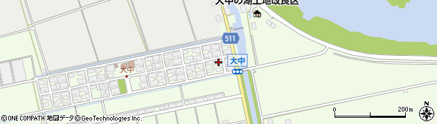 滋賀県東近江市大中町54周辺の地図