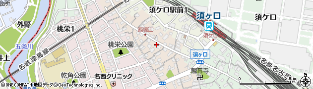 愛知県清須市西堀江周辺の地図