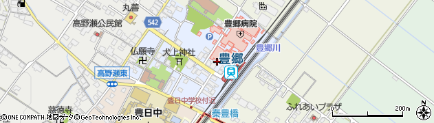 滋賀県犬上郡豊郷町八目周辺の地図