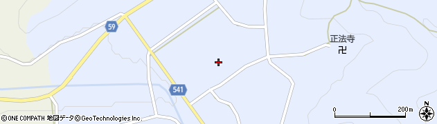 兵庫県丹波市市島町北奥537周辺の地図
