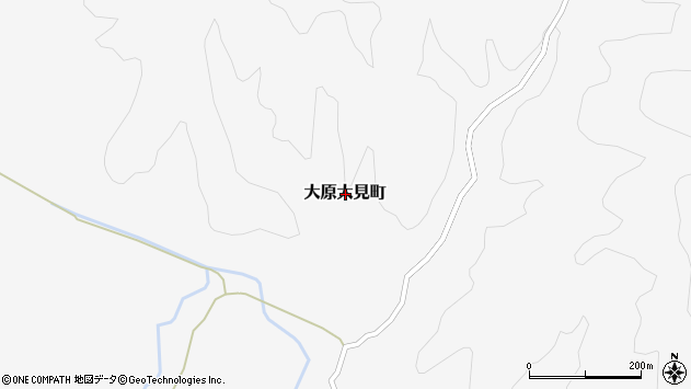 〒601-1232 京都府京都市左京区大原大見町の地図