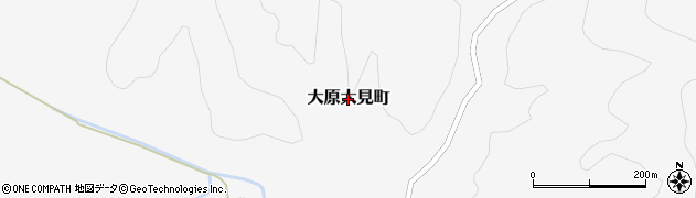 京都府京都市左京区大原大見町周辺の地図