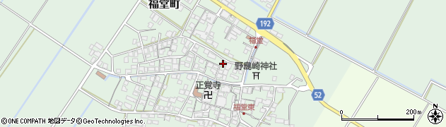 滋賀県東近江市福堂町3438周辺の地図