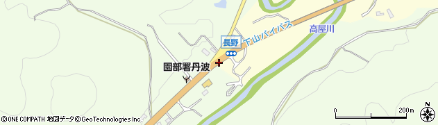 京都府船井郡京丹波町下山赤瀬周辺の地図