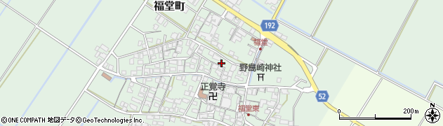 滋賀県東近江市福堂町3442周辺の地図