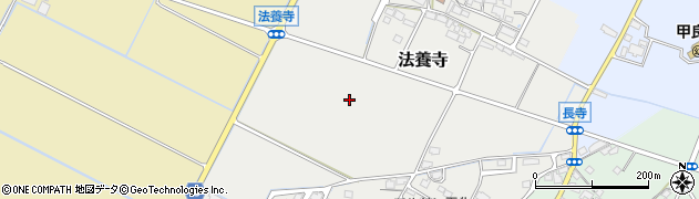 滋賀県甲良町（犬上郡）法養寺周辺の地図