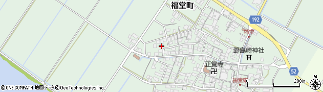 滋賀県東近江市福堂町3392周辺の地図