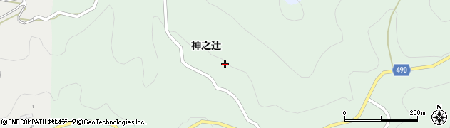 愛知県豊田市押井町神之辻16周辺の地図