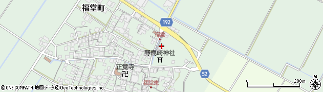滋賀県東近江市福堂町286周辺の地図