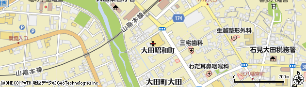 島根県大田市大田町（大田昭和町）周辺の地図