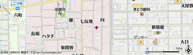 愛知県あま市富塚（向）周辺の地図