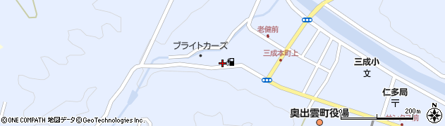 横田マルヰガス株式会社　三成給油所周辺の地図