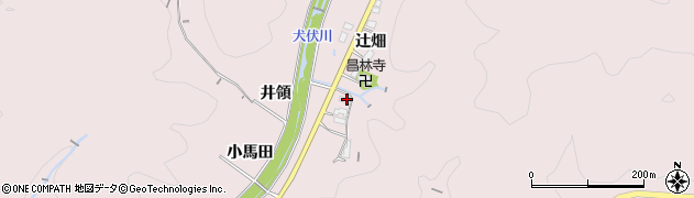 愛知県豊田市御作町辻畑周辺の地図