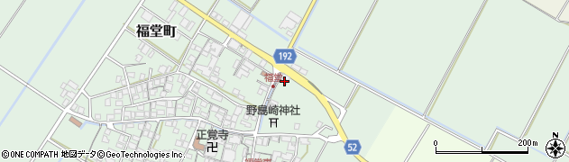 滋賀県東近江市福堂町291周辺の地図