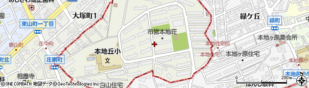 愛知県名古屋市守山区本地が丘周辺の地図