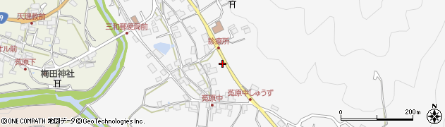 京都府福知山市三和町菟原中249周辺の地図