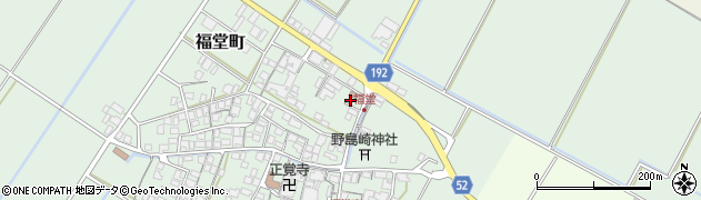 滋賀県東近江市福堂町1423周辺の地図