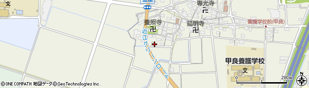滋賀県犬上郡甲良町金屋738周辺の地図