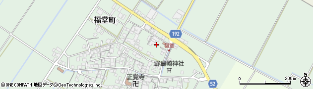 滋賀県東近江市福堂町1424周辺の地図