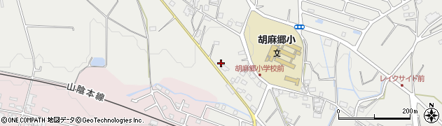 京都府南丹市日吉町胡麻赤坂周辺の地図