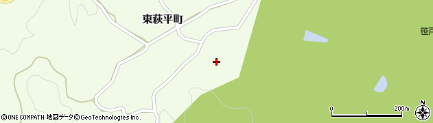 愛知県豊田市東萩平町大平周辺の地図