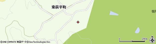 愛知県豊田市東萩平町（大平）周辺の地図