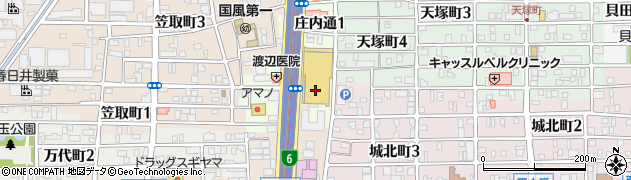 魚べい名古屋ミユキモール店周辺の地図