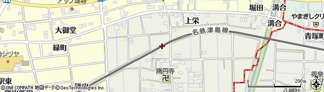 愛知県愛西市佐折町ニトヘ周辺の地図