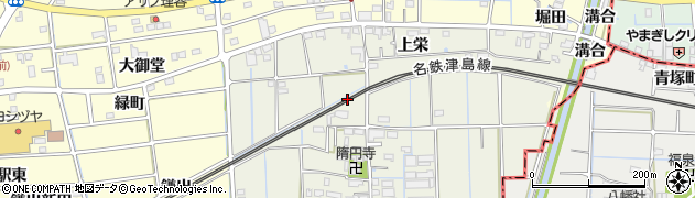 愛知県愛西市佐折町（ニトヘ）周辺の地図