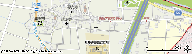 滋賀県犬上郡甲良町金屋1821周辺の地図