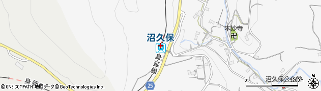 静岡県富士宮市周辺の地図