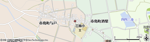 兵庫県丹波市市島町与戸305周辺の地図