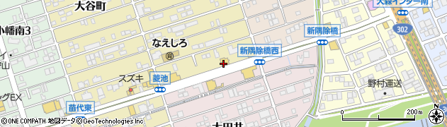 快活CLUB守山店周辺の地図