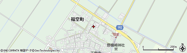 滋賀県東近江市福堂町3489周辺の地図
