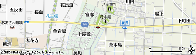 愛知県あま市金岩上屋敷66周辺の地図