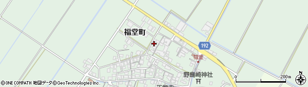 滋賀県東近江市福堂町3484周辺の地図