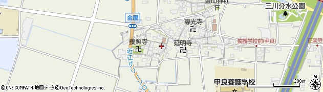 滋賀県犬上郡甲良町金屋766周辺の地図