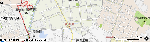 愛知県瀬戸市坂上町493周辺の地図