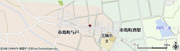 兵庫県丹波市市島町与戸280周辺の地図