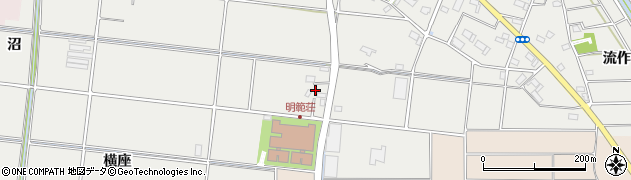 愛知県愛西市赤目町（山之神）周辺の地図
