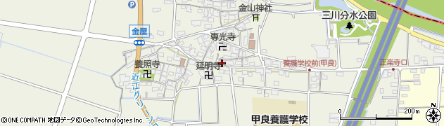 滋賀県犬上郡甲良町金屋820周辺の地図