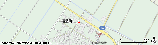 滋賀県東近江市福堂町3486周辺の地図