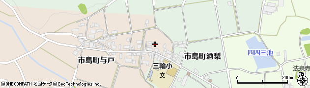 兵庫県丹波市市島町与戸2225周辺の地図