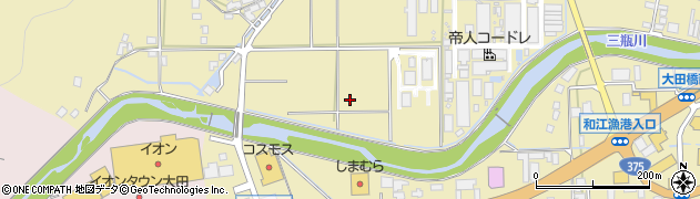 島根県大田市長久町長久周辺の地図