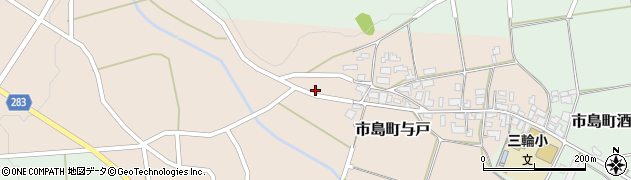 兵庫県丹波市市島町与戸162周辺の地図