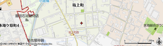 愛知県瀬戸市坂上町491周辺の地図