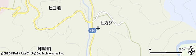 愛知県豊田市坪崎町（中根）周辺の地図