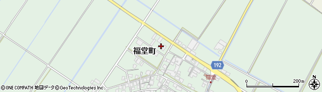滋賀県東近江市福堂町1401周辺の地図