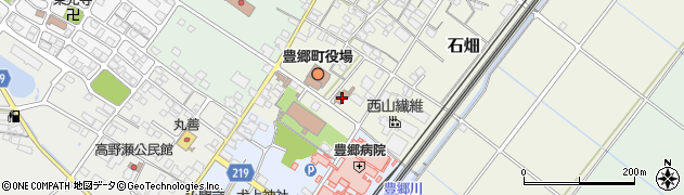豊郷郵便局周辺の地図
