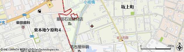 愛知県瀬戸市坂上町709周辺の地図